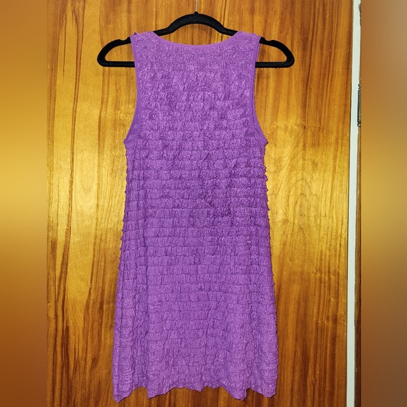 Free People Purple Ruffle Dress - Picture 2 of 4